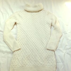 Turtleneck sweater dress